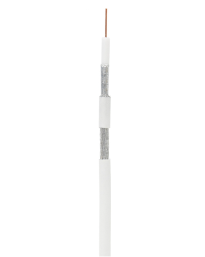 RG-6 CCS, In, PVC (UEC-C2-32123A-WT-1). Кабель коаксиальный омедненный. NETLAN в Ростове-на-Дону