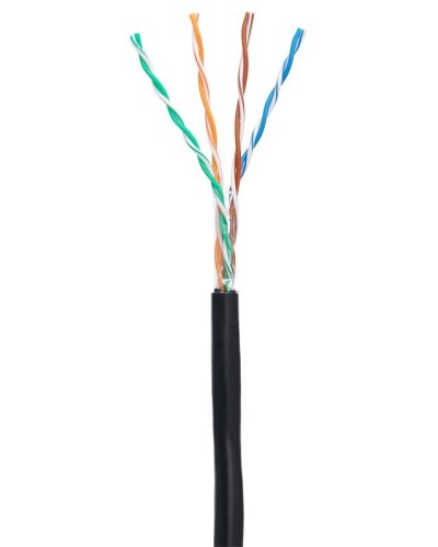 U/UTP 4pair, Cat5е, Out, PE (EC-UU004-5E-PE-BK). Кабель «витая пара» (LAN) для структурированных систем связи. NETLAN в Ростове-на-Дону