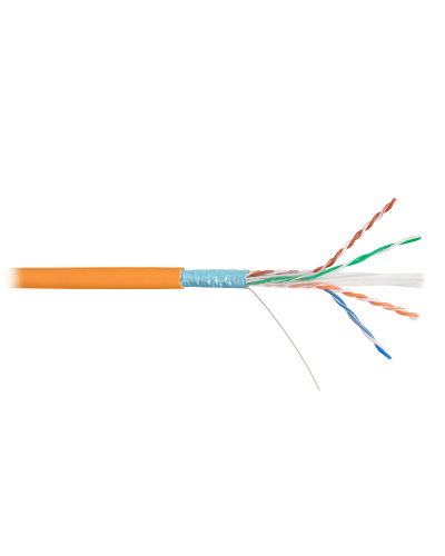 F/UTP 4pair, Cat6, Solid, In, PVC (NKL 9240C-OR). Кабель «витая пара» (LAN) для структурированных систем связи. NIKOLAN в Ростове-на-Дону
