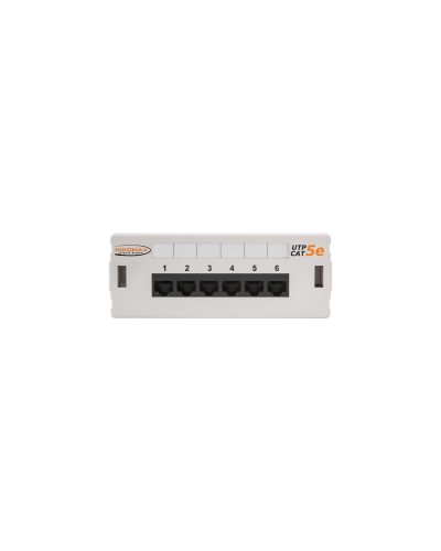 NMC-WP06UD2-GY. Патч-панель настенная 6 портов, Кат.5е. NIKOMAX в Ростове-на-Дону
