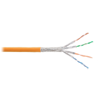 S/FTP 4pair, Cat7a, Solid, In, нг(А)-HF (NMC 4575C-OR). Кабель «витая пара» (LAN) для структурированных систем связи. NIKOMAX