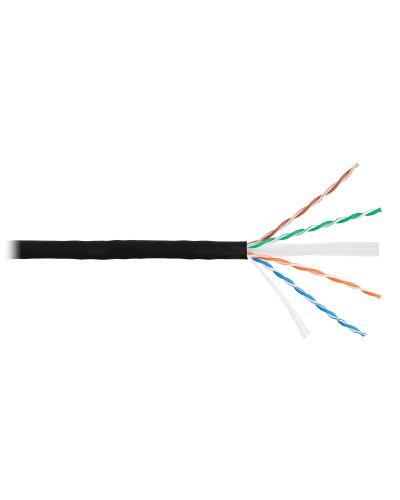 U/UTP 4pair, Cat6, Solid, Out, PVC (NMC 4140B-BK). Кабель «витая пара» (LAN) для структурированных систем связи. NIKOMAX в Ростове-на-Дону