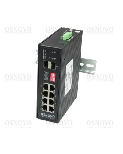 SW-80802/I(Port 90W, 300W). Коммутатор с PoE. OSNOVO в Ростове-на-Дону
