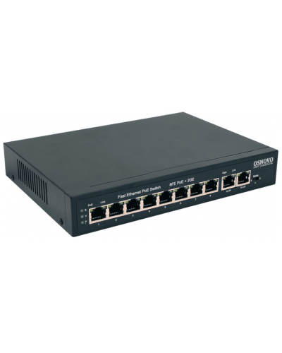 SW-20820(120W). Коммутатор 10-портовый  Gigabit Ethernet с PoE. OSNOVO в Ростове-на-Дону