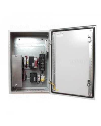 OS-46TB1(SW-80802/ILS(port 90W)). Уличная станция с термостабилизацией и резервным питанием. OSNOVO в Ростове-на-Дону
