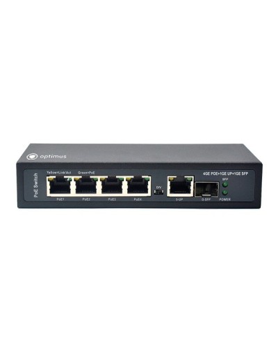 U1E-4G/1G/1S. Коммутатор с PoE . Optimus в Ростове-на-Дону