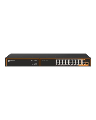 U1I-15F1G2b/2G/1S. Коммутатор с питанием по PoE 16-портовый. Optimus в Ростове-на-Дону