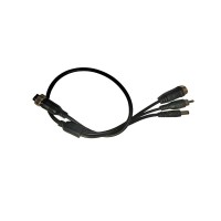 AVIA-AVIA+DC+RCA 0.5. Корд межблочный AVIA-(BNC+Audio+DC питание). Optimus