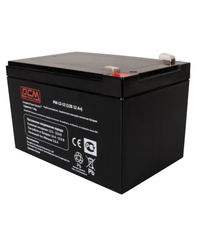 PM-12-12. Аккумулятор герметичный свинцово-кислотный. POWERCOM в Ростове-на-Дону