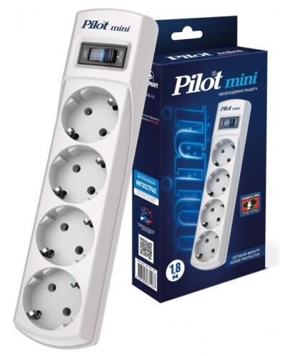 Pilot mini 10м. Сетевой фильтр. Pilot в Ростове-на-Дону