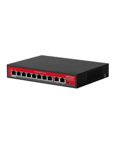 PND-08P-2M-BT1 (120W). Коммутатор AI 10-портовый с функцией PoE. Polyvision в Ростове-на-Дону