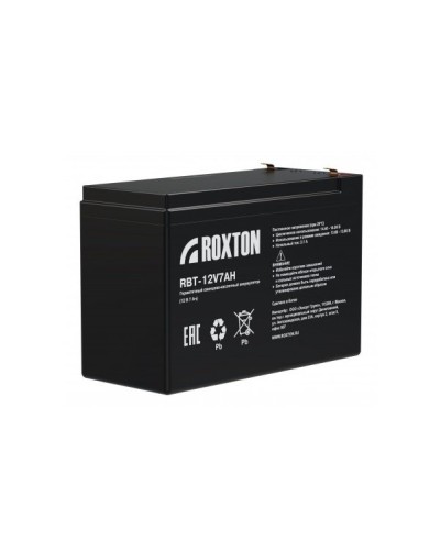 RBT-12V7AH. Аккумулятор герметичный свинцово-кислотный. ROXTON в Ростове-на-Дону