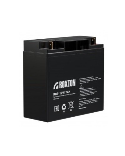 RBT-12V17AH. Аккумулятор герметичный свинцово-кислотный. ROXTON в Ростове-на-Дону