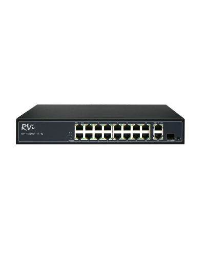RVi-1NS16F-1T-1C. Коммутатор с питанием по PoE. RVi в Ростове-на-Дону
