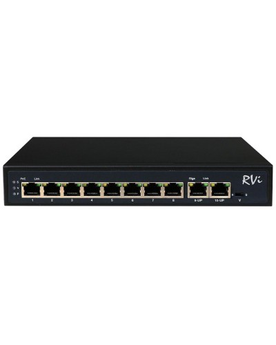 RVi-1NS08F-2T (1G). Коммутатор с питанием по PoE. RVi в Ростове-на-Дону