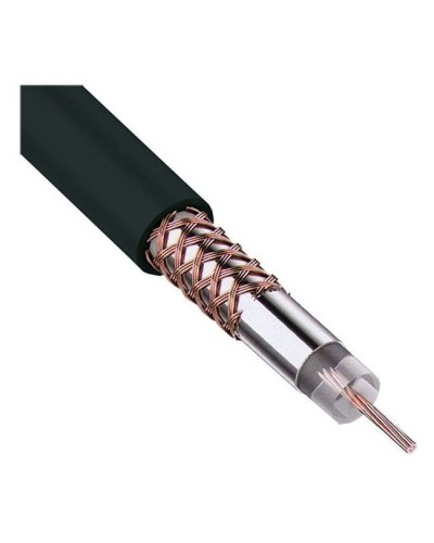 RG-58 A/U, 50 Ом, Cu/Al/Cu, 64%, 100 м, черный (01-2003). Кабель коаксиальный радиочастотный. Rexant в Ростове-на-Дону