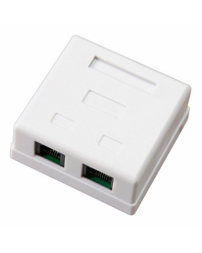 Розетка компьютерная внешняя, 2-порта RJ-45 (8P8C), UTP CAT 6 REXANT (03-0136): Розетка RJ-45 в Ростове-на-Дону
