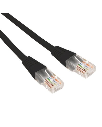 Патч-корд U/UTP CAT 6, RJ45-RJ45, 26AWG, LSZH, черный, 1.5м REXANT (02-0292-105). Патч-корд UTP. Rexant в Ростове-на-Дону