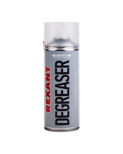 Очиститель обезжириватель DEGREASER, REXANT, 400 мл, аэрозоль (85-0006): Баллон с очистителем в Ростове-на-Дону
