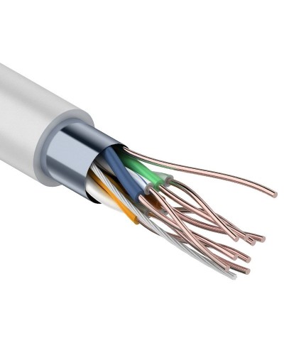 F/UTP, CAT 6, ZH нг(А)-HF, 4PR, 23AWG, INDOOR, SOLID, серый, 305м, REXANT (01-0167). Кабель «витая пара» (LAN) для структурированных систем связи. Rexant в Ростове-на-Дону