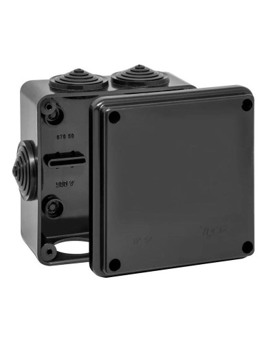 Коробка TYCO ОП 100х100х50мм УХЛ1 IP54 черный (67050Ч). Коробка распределительная. RuVinil в Ростове-на-Дону