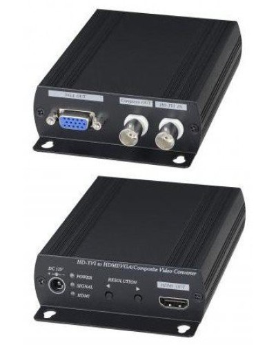 AD001HD4. Преобразователь-разветвитель AHD/HDCVI/HDTVI в HDMI/VGA/CVBS. SC&T в Ростове-на-Дону