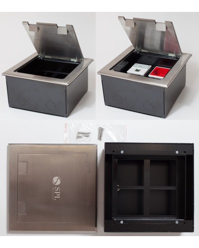 Люк на 4 поста (45х45), из нержавеющей стали, с коробкой, IP40 (300014). Люк. SPL в Ростове-на-Дону