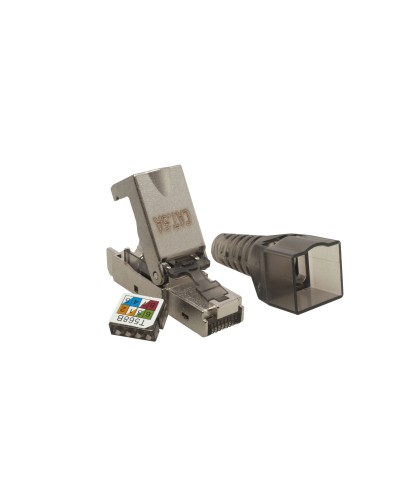 Коннектор 8P8C STP 6A (RJ-45) безынструментальный (10-0240). Разъем RJ-45. SUPRLAN в Ростове-на-Дону