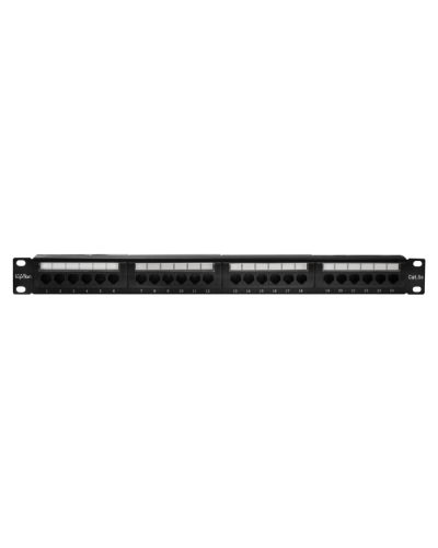 Патч-панель 19", 24хRJ-45, UTP, Cat.5e, 1U (10-0403): Патч-панель 19'' в Ростове-на-Дону