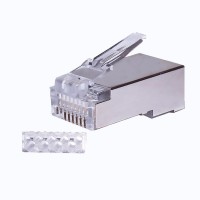 Коннекторы 8P8C FTP Cat.6 3U (RJ-45) (100шт) (10-0202). Разъем RJ-45. SUPRLAN