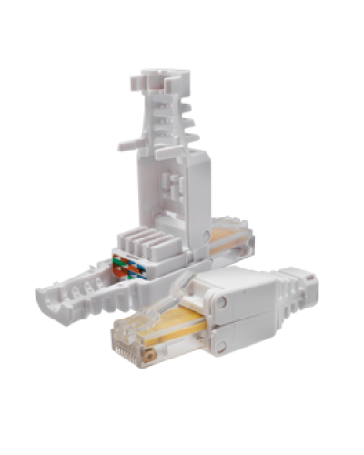 Коннектор 8P8C U/UTP Cat.5e (RJ-45) безинструментальный (10-0218). Разъем RJ-45. SUPRLAN в Ростове-на-Дону