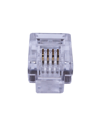 Коннекторы 4P4C (RJ-11) (100шт) (10-0229). Телефонный разъем 4P4C (RJ-11). SUPRLAN в Ростове-на-Дону