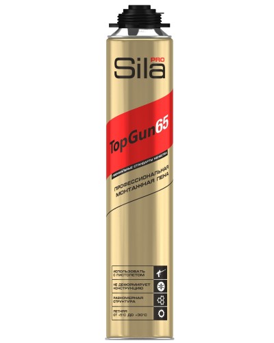 Пена монтажная Sila Pro TopGun 65, 875 мл. Пена монтажная. Sila в Ростове-на-Дону