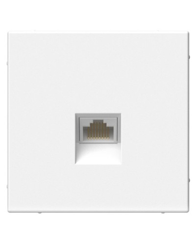 ArtGallery розетка RJ45, кат. 6Е, скрытой установки, механизм, белый (GAL000186). Розетка компьютерная. Systeme Electric в Ростове-на-Дону