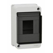 City9 Box 4 модуля навесной с прозрачной дверцей (EZ9EAB104). Щиток модульный. Systeme Electric