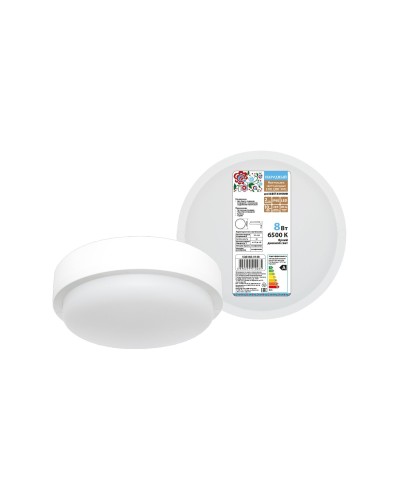 ДПП 3901 8Вт 6500К IP65 белый круг (SQ0366-0148). Светодиодный светильник LED. TDM ЕLECTRIC в Ростове-на-Дону