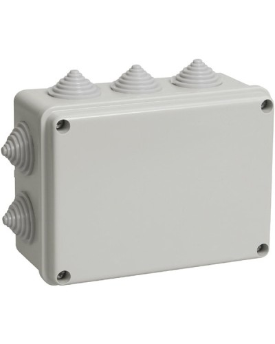 Коробка ОП 190х140х70мм, крышка, IP44, 10 гермовводов (SQ1401-1243). Распаячная коробка. TDM ЕLECTRIC в Ростове-на-Дону