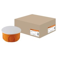 Распаячная коробка СП D80х40мм, крышка, IP20, TDM (SQ1402-1007). Распаячная коробка СП. TDM ЕLECTRIC