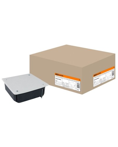 Распаячная коробка СП 115х115х45мм, крышка, метал. лапки, IP20, TDM (SQ1403-0008). Распаячная коробка СП. TDM ЕLECTRIC в Ростове-на-Дону
