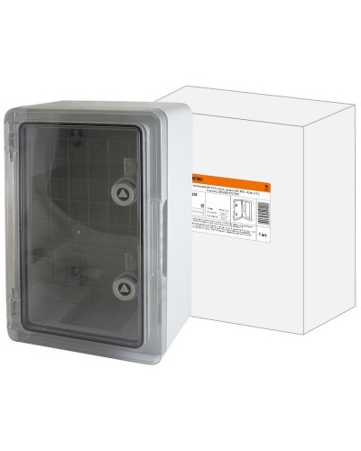 ЩМП-0-4, прозрачная крышка ABS, IP65, 400x300x220. Бокс пластиковый антивандальный. TDM ЕLECTRIC в Ростове-на-Дону