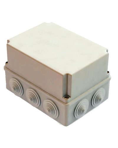 Коробка ОП 190х140х120мм, крышка, IP55, 10 гермовводов (SQ1401-1246). Распаячная коробка. TDM ЕLECTRIC в Ростове-на-Дону