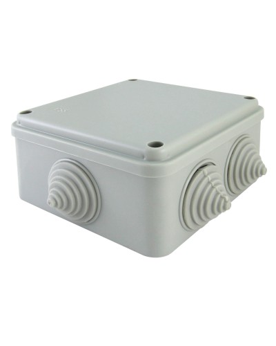 Коробка ОП 100х100х50мм, крышка на винтах, IP55, 6 вх. (SQ1401-1234). Распаячная коробка. TDM ЕLECTRIC в Ростове-на-Дону