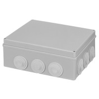 Распаячная коробка ОП 240х190х90мм, крышка, IP55, 12 гермовводов TDM (SQ1401-1143). Распаячная коробка ОП. TDM ЕLECTRIC