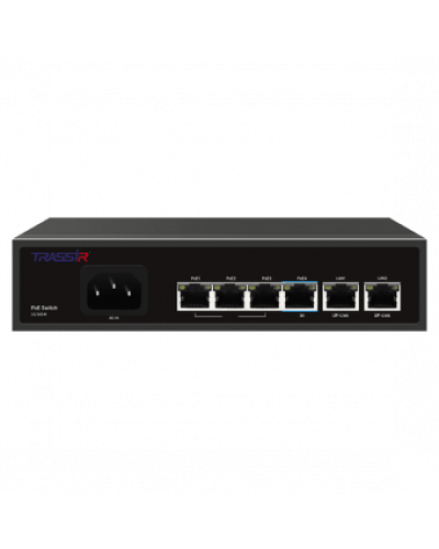 TR-NS1206-65-4PoE. Коммутатор с PoE. Trassir в Ростове-на-Дону