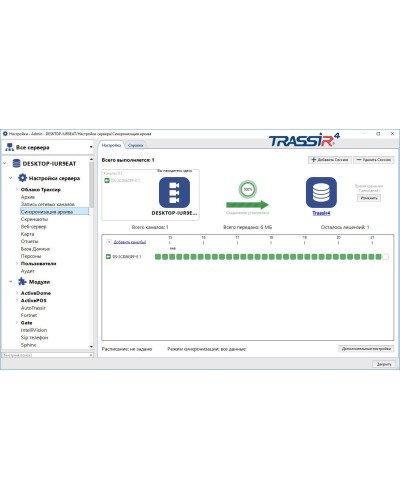 TRASSIR NetSync. Программное обеспечение для IP систем видеонаблюдения. Trassir в Ростове-на-Дону