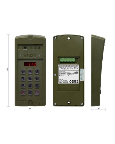 БВД-SM110FCP. Вызывная панель видеодомофона. VIZIT в Ростове-на-Дону