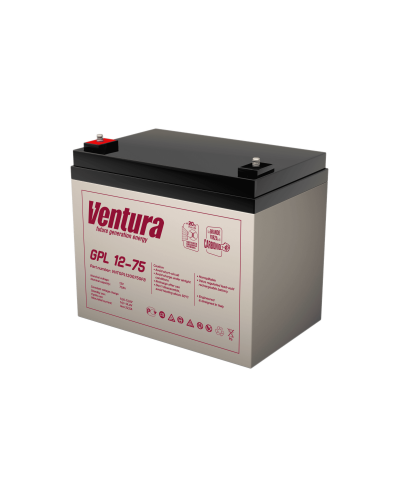 Ventura GPL 12-75. Аккумулятор герметичный свинцово-кислотный. Ventura в Ростове-на-Дону