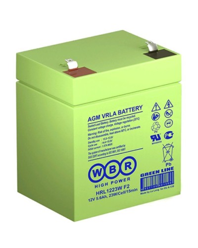 WBR HRL1223W F2. Аккумулятор герметичный свинцово-кислотный. WBR в Ростове-на-Дону