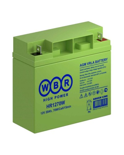 WBR HR1270W. Аккумулятор герметичный свинцово-кислотный. WBR в Ростове-на-Дону