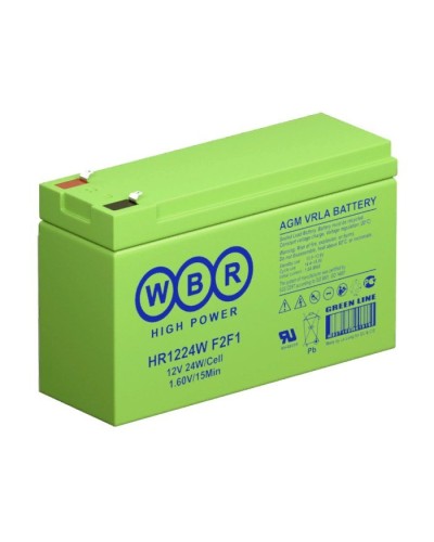 WBR HR1224W F2F1. Аккумулятор герметичный свинцово-кислотный. WBR в Ростове-на-Дону